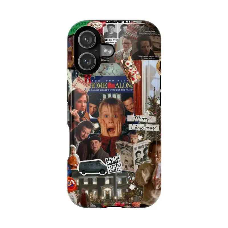 Home Alone Kevin Christmas Smartphone Case - Movie-Inspired Holiday Protective Casing, Phone Accessories for iPhone 11-17 Pro Max/Plus and Samsung Galaxy S23-25 Cellphone Devices