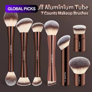maange multi-use makeup brush set, 7 counts/set ergonomic design soft cosmetic brushes for blush contour highlighter concealer, professional facial detailing makeup tools for women & girls, makeup, makeup brushes set, multitask, makeup tips, glam beauty