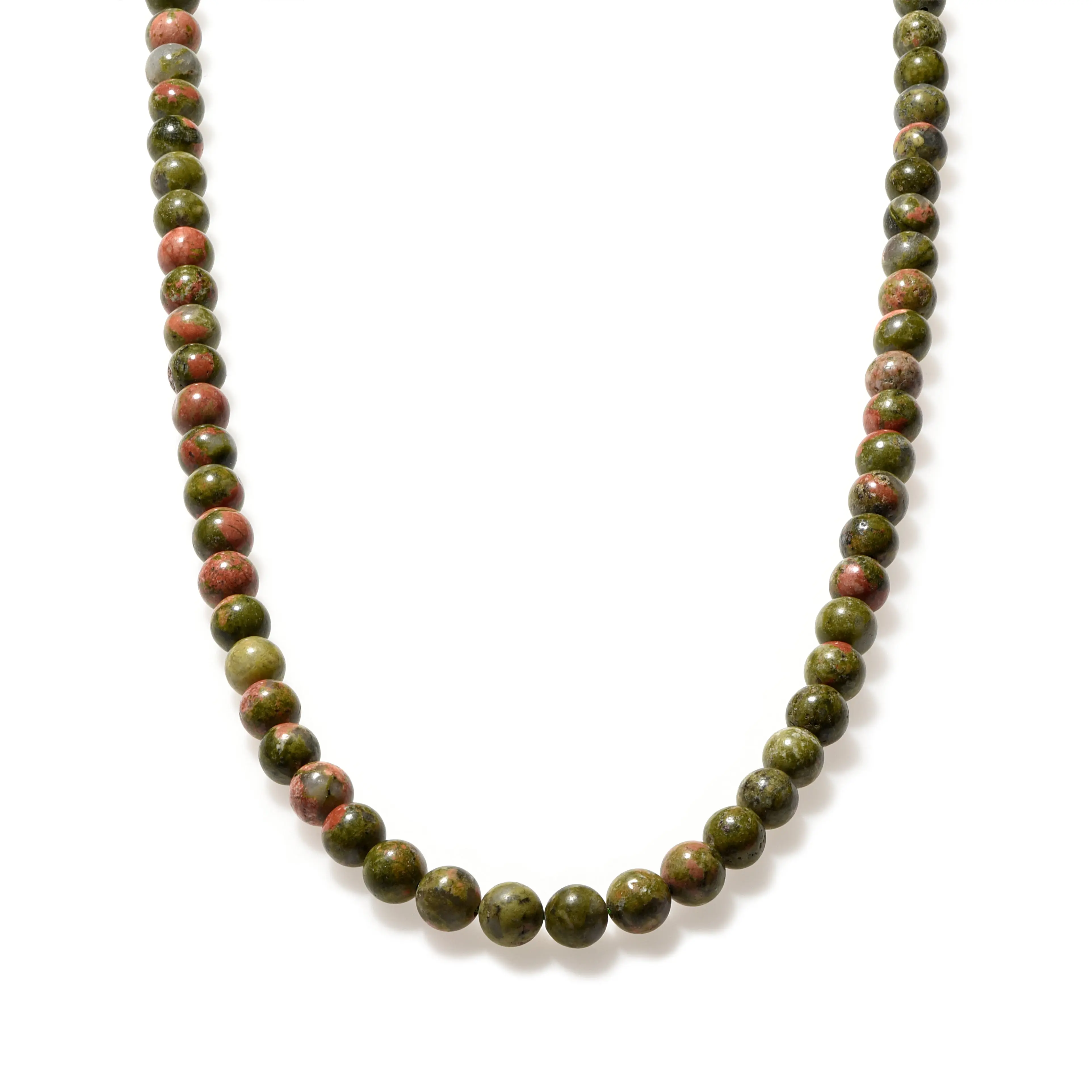 Unakite Beaded Necklace