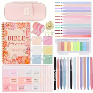 Bible Journaling Kit – with No Bleed Highlighters, Pens, and Pen Case, Christian Bible Study Supplies, Perfect Religious Gift for Special Occasions**