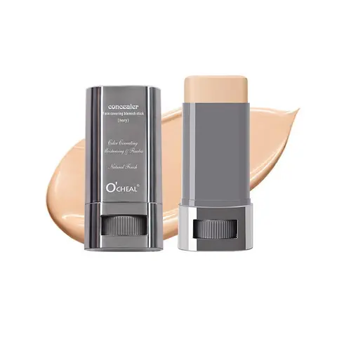 O'CHEAL Liquid Cosmetic Eraser Makeup Stick - Multifunctional Brighten Concealer & Foundation, 30ml Natural Finish, Full Coverage, Lightweight Hydrating Moisturizer for Face, Pore-Minimising 24-Month Wear, Comfy Smooth Look for All Skin Types, Hydrate