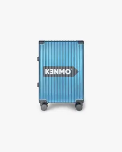 Blue Hardcase Luggage | 22 inch Wide Handle | Bold Logo