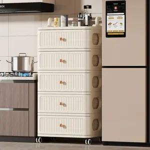 Multi-Layer Storage Box for Bedroom, Plastic Drawer Cabinet for Clothes Organization, Efficient Clothing Storage Solution