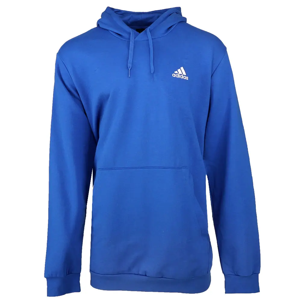 adidas Mens Essentials Fleece Hoodie Casual Outerwear Casual Comfort Technology - Blue adidas Mens Essentials Fleece Hoodie Casual Outerwear Casual Comfort Technology - Blue