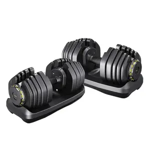 RitKeep Adjustable Multi-Function Dumbbells Set,65lb/95lb Dumbbells rack with Anti-Slip Metal Handle for Exercise & Fitness Fast Adjust Weight for Full Body Workout Fitness,Black