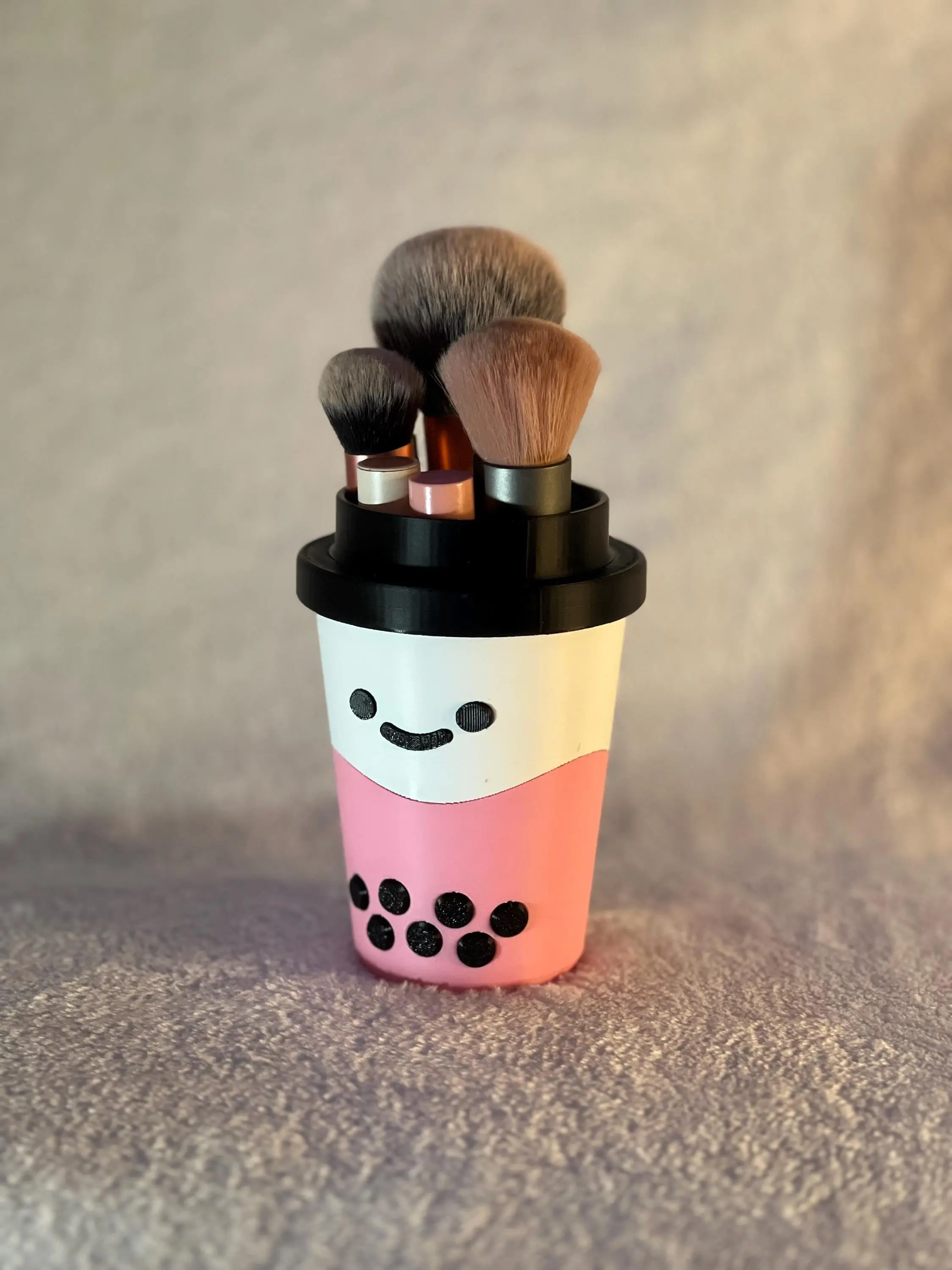 Bubble Tea Pen Holder | Kawaii Boba Desk Organizer for Pens & Brushes