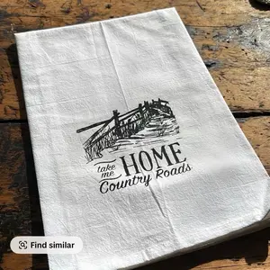 Hand-Inked Kitchen Towels • Made in Western Massachusetts • Cotton • Machine Wash and Dry