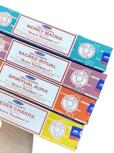 Satya Nag Champa Incense Sticks | Money Matrix | Seven Chakra | Nirvana | Spiritual Aura | Sacred Ritual