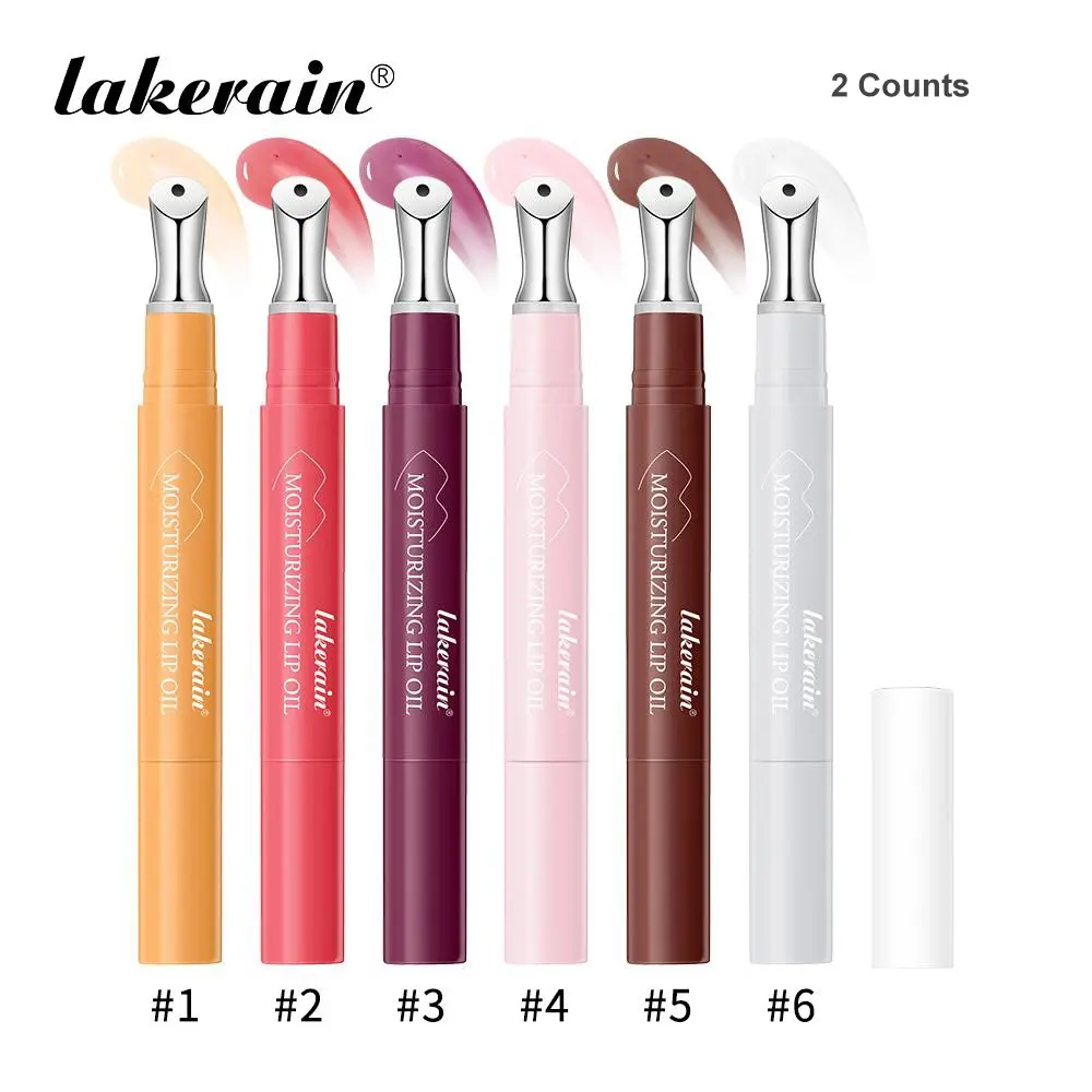 Moisturizing Lip Oil, Nourishing & Brightening Lip Treatment with Metal Massage Tip, Hydrating Lip Care Product for Women & Girls, Moisturizer, Lip Brightening Balm, Lip Magic, Hydrate, Lip Hydration, Lip Care Routine