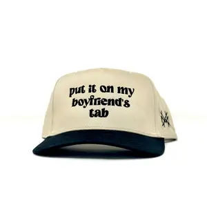 Put It On My Boyfriend's Tab Embroidered Trucker Hat