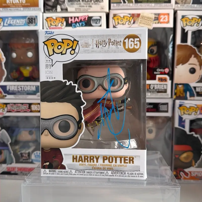 Harry potter Funko pop signed