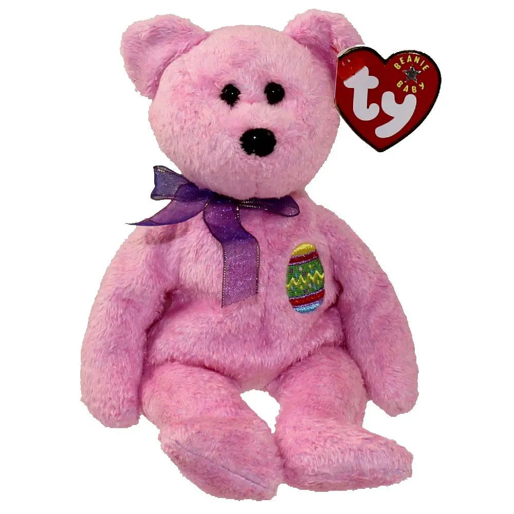 TY Beanie Baby - EGGS the Easter Bear (8.5 inch) (2000) - MWMTs