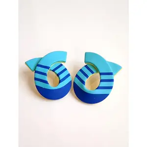 Loop de Loop Earrings in Teal