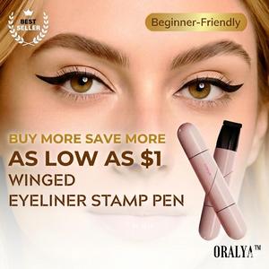 Oralya Winged Eyeliner Makeup Tool Beauty Tool – For makeup novice, makeup beginner, easy for puffy eyes, hoodie eyesbeauty gadget, One-Press Perfect Wings, Waterproof & Beginner-Friendly, Natural Look, Long-Lasting,  Lipliner,  Cosmetic