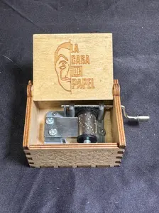 La Casa De Papel - Wooden Music Box - Christmas gifts and Stocking Stuffers - Home Decor Ornaments