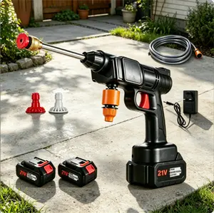21V Cordless Pressure Washer, Portable Wireless High Pressure Cleaner for Car Patio Home Yard Cleaning