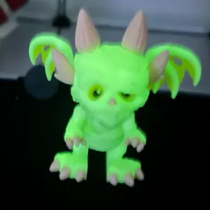 5 Inches Tall Glow in the Dark Mummy Dragon with Green Glow Body and Beige Horns for Kids Interactive Toy Perfect for Imaginative Play
