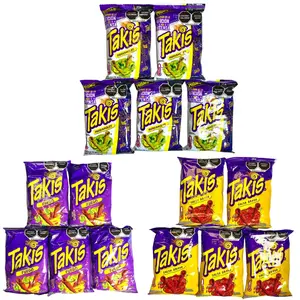 5 - PK TAKIS - Mexican Chips - 70 GRAMS PER BAG- Snack Crispy Crunchy Bite - MEXICAN CHIPS - PAPITAS MEXICANAS - SABRITAS