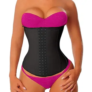 Latex Long Torso Waist Trainer for Women Tummy Control Underbust Waist Cincher Corset Body Shaper