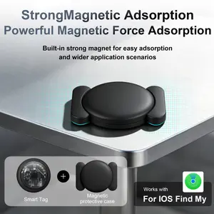 1pc High-Quality Magnetic Protective Case Transparent Cover Vehicle Tracker, Anti-Loss Device, No Monthly Fee, Fits All Cars Bikes Motorcycles Pets Luggage