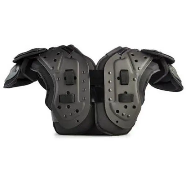 Gear Pro-Tec X55 Adult OL/DL Football Protective Gear in Matte Black with Full Arm Motion, Breathable Foam & Biothane Belt with No-Snag Buckles