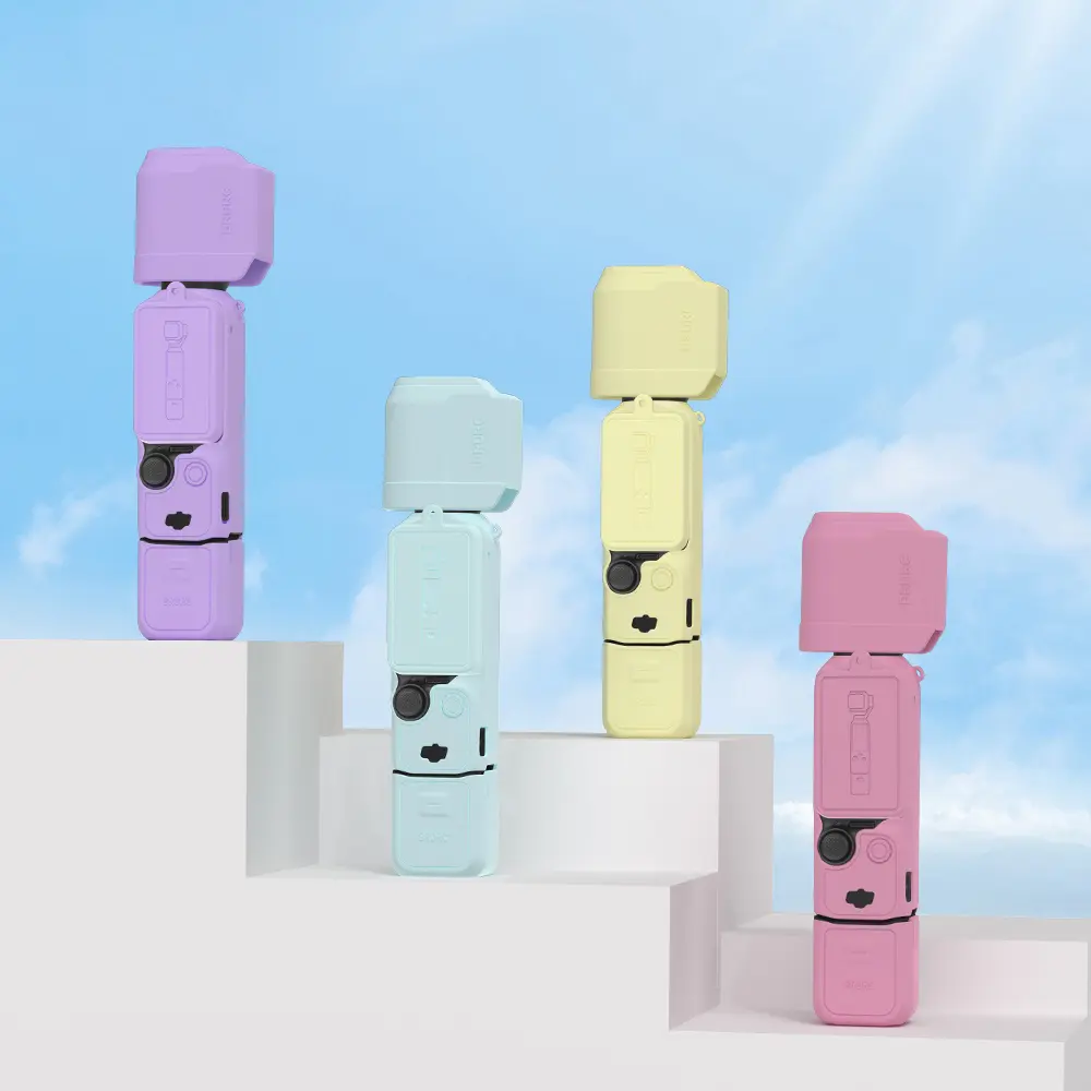 Silicone Protective Case Cover for DJI Osmo Pocket 3 - Full Protection, Non - Slip, Easy - Clean Design with Anti - Lost Features，Choose from a variety of colors as you please, Camera Accessories