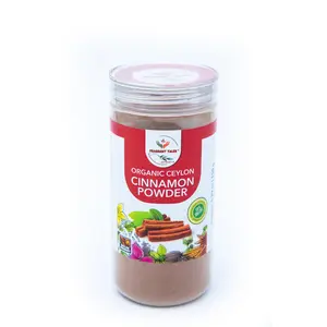 Premium Organic Ceylon Cinnamon Powder, 3.52 oz (100 grams), True Ceylon, USDA Certified, Non-GMO, Gluten-Free, Pure Sri Lankan Cinnamon for Cooking, Baking and Brewing