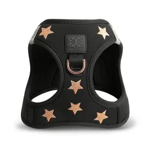 Dogistry SoHo Dog Harness - Rockstar No-Pull Front D-Ring, Effortless On-and-Off Design