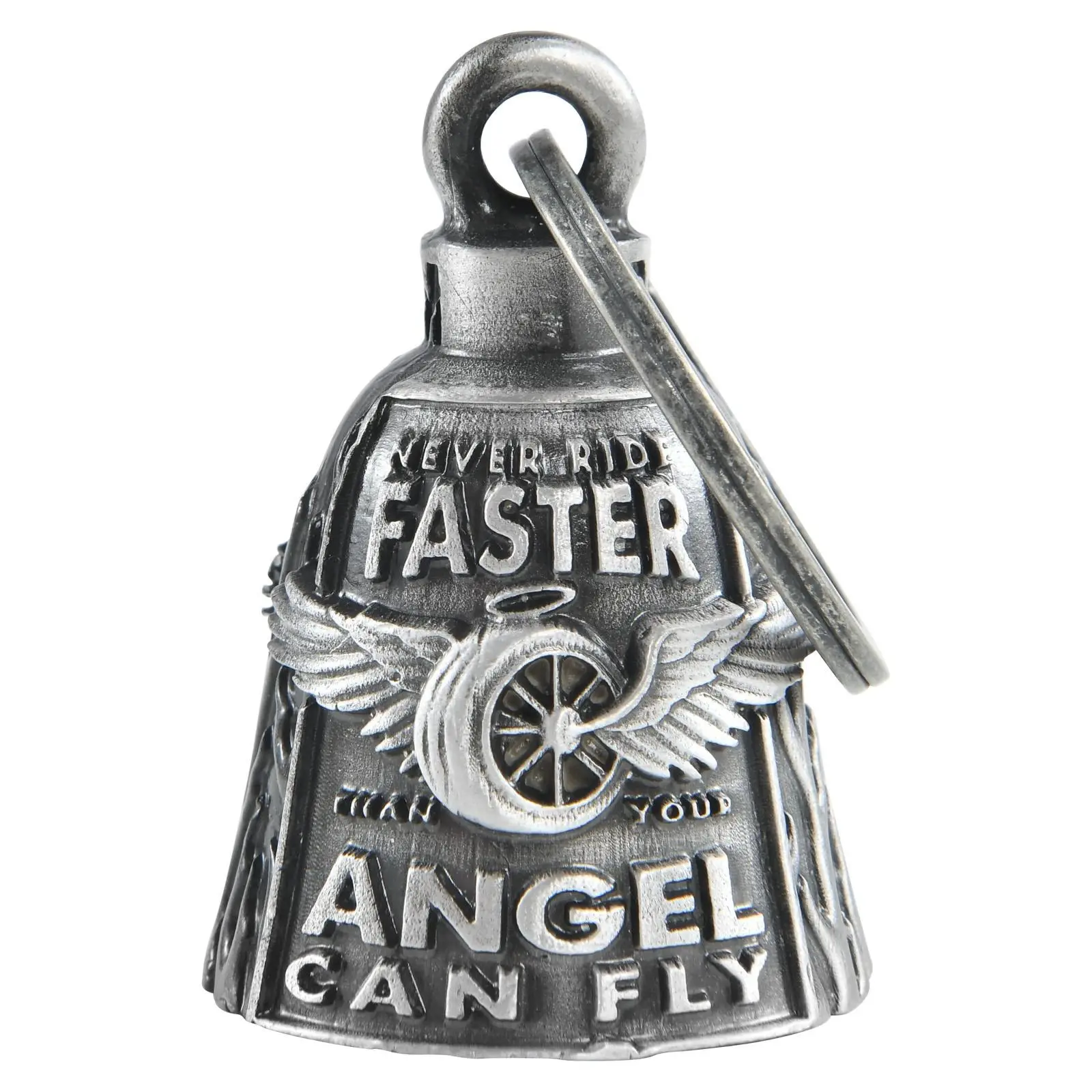 Motorcycle Guardian Angel Bells Gremlin Motorcycle Bell Bikers Bell Keychain With Hanger for Riders Women Men, Good Luck Riding Bell Spirit Bell Moto