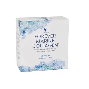 Forever Marine Collagen with Vitamin C Biotin and Zinc Liquid Dietary Supplement 30 Sachets