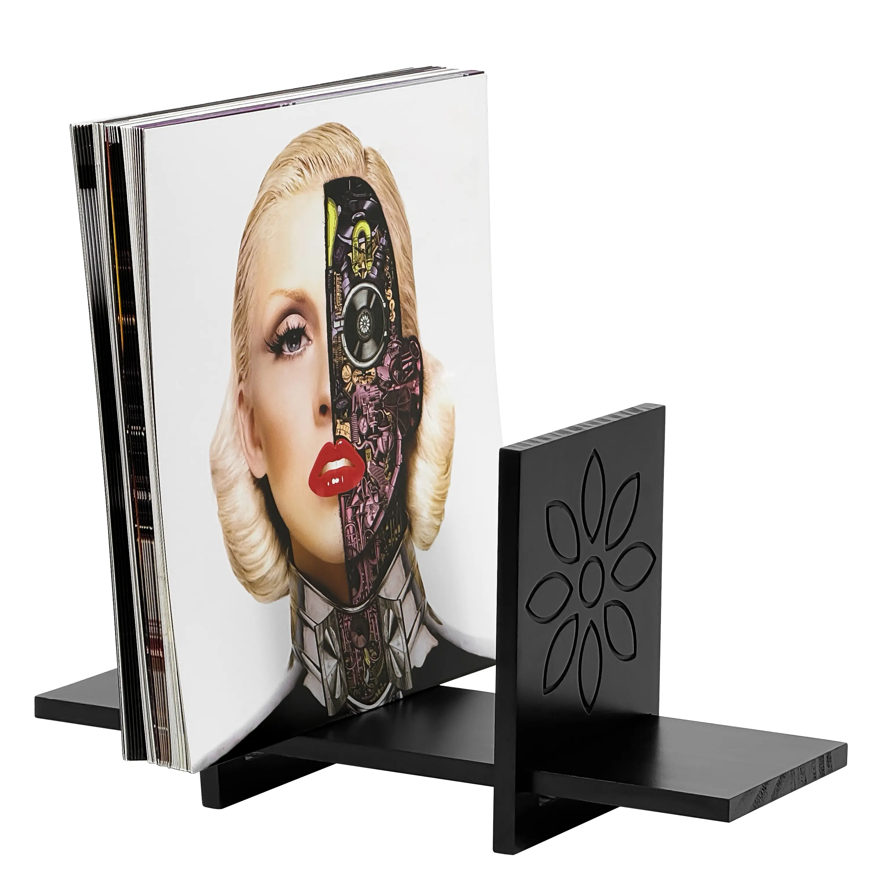 Adjustable Desktop Record Rack, Bookshelf Desktop, Desktop Organizer Shelf for Student Dormitories/Home/Office Use