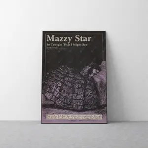 Mazzy Star 'So Tonight That I Might See' Album Cover Poster