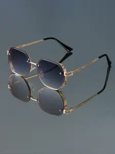 New Fashion Retro Rectangular Glasses, High-Quality Metal Frame, Unisex Casual Daily Wear, Simple Versatile Decorative Eyewear