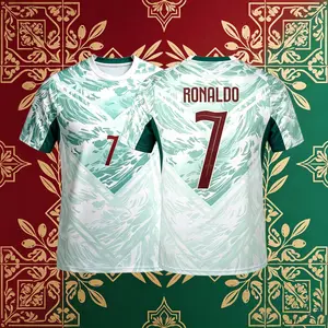 2026 Portugal Home And Away Red Green Black 7# Cristiano Ronaldo Short And Long Sleeve Soccer Jersey Fans Version