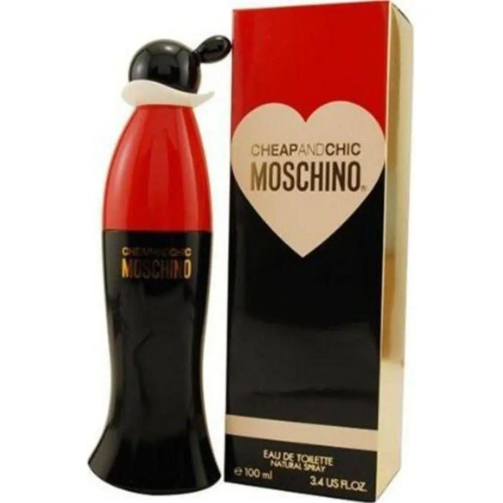 MOSCHINO Cheap and Chic Eau de Toilette for Women - Women's Perfume, Floral & Fruity Designer Bottle Elegant Fragrance with White Orchid & Sandalwood, 3.4 fl oz Spray, Designer Bottle Women's Fragrance