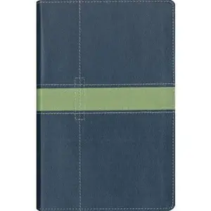 USED-NIV Thinline Bible Italian Duo-Tone Midnight Blue / Moss Green by Zondervan (Unknown)