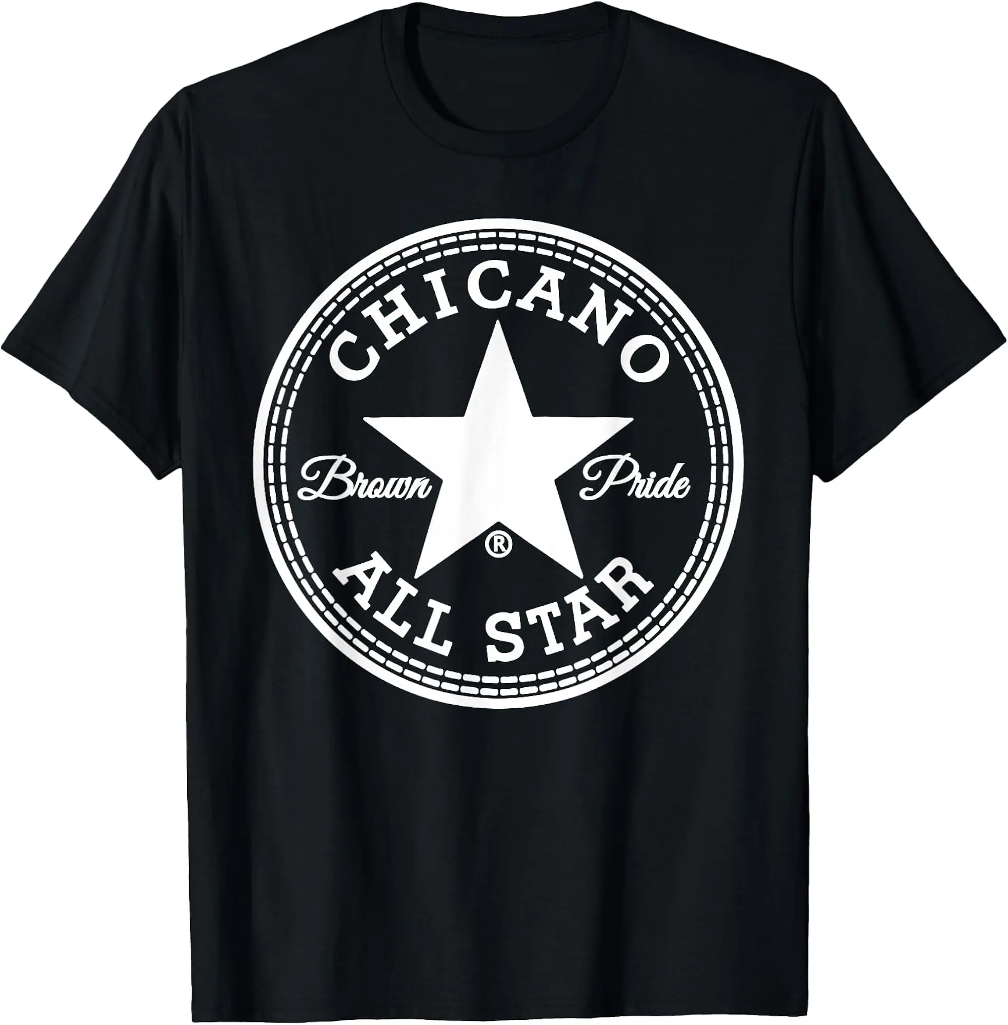 Chicano Brown, Chicano Clothing, Mexican Clothes, Chicano Style Art Graphic T-Shirt for Men & Women, Gangster Clothes Lowrider Art, Cholo Outfit MXC005