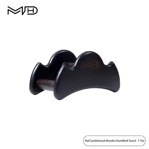 High-End Bloodwood Dumbbell Rack by Mdh Brand, Home Gym Fitness Equipment, Body Weight Training, Scientific Exercise Tool, Gift Choice