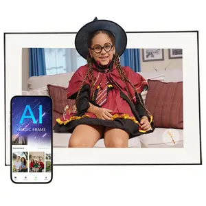 AI Magic Digital Photo Frame 10.1” 1080P Full HD Touchscreen, WiFi, AI Old Photo Restoration, AI Motion & Photo,Unlimited Cloud Storage, Instant Sharing, Smart Home Decor, Romantic Gift for Couples & Loved Ones