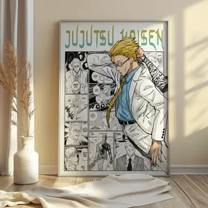 Nanami Kento Poster Jujutsu Kaisen Matte Anime Print Manga Wall Art All Sizes - No Frame