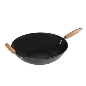 Mainstays Easy clean, hand wash recommended Carbon Steel, Non-Stick, NS Wok
