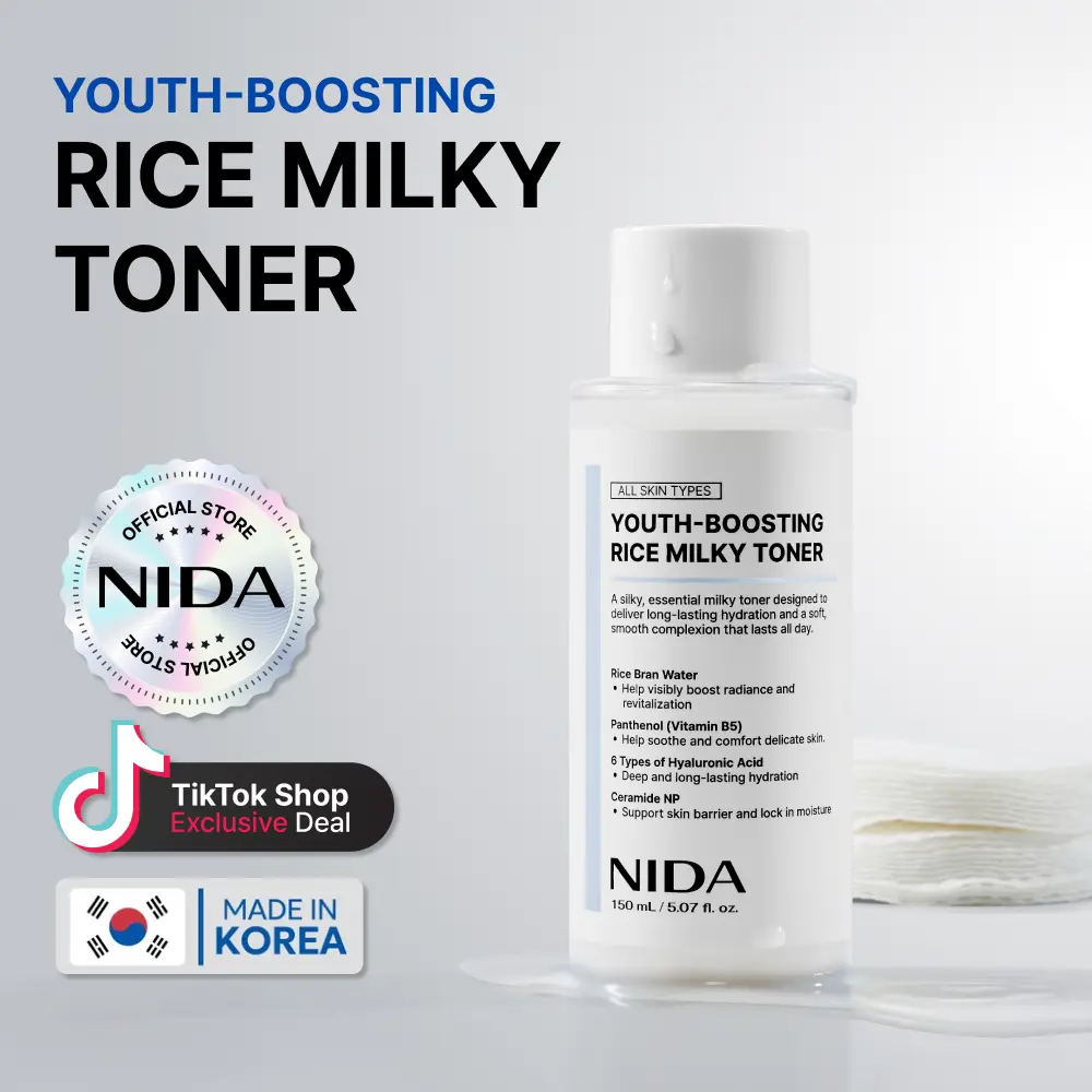 NIDA Youth-boosting Rice Milky Toner