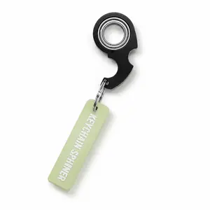 Anti-Anxiety Fidget Keychain Spinner - Car Interior Accessory Key Ring, Portable EDC Stress Relief Finger Rotating Gadget for Relaxation, Focus