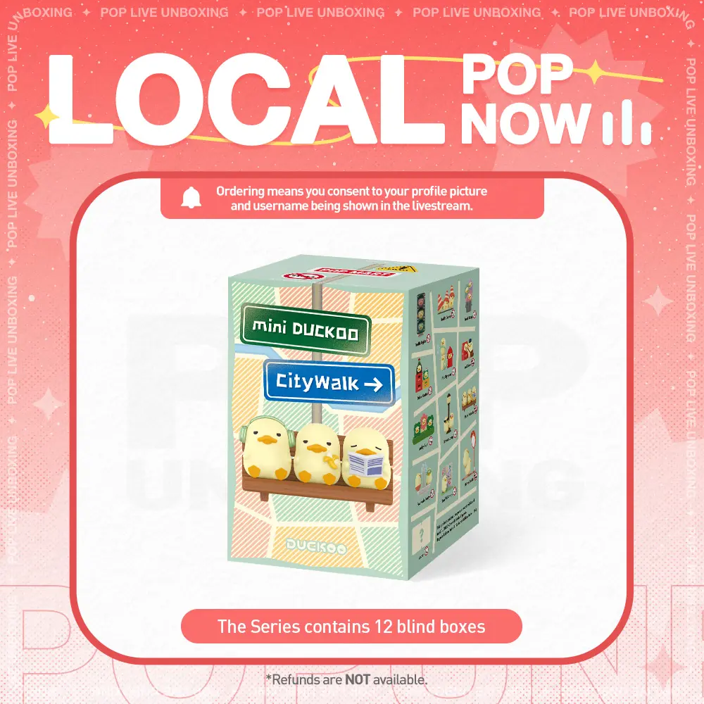 [POP NOW] POP MART Mini DUCKOO Citywalk Series Figures Blind Box