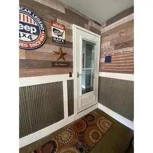 Colorado Corrugated Metal Wainscoting