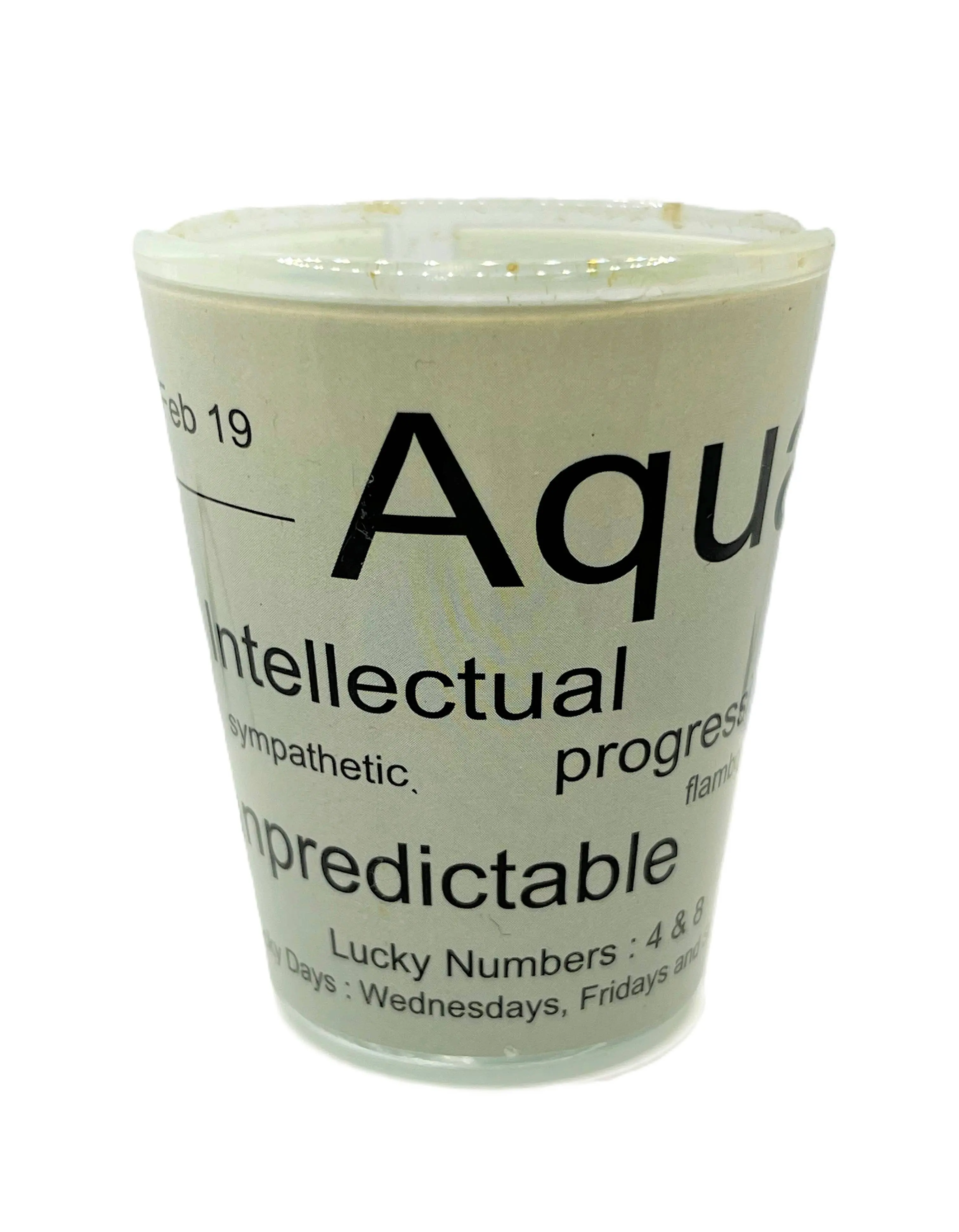 "Aquarius" Zodiac Shot Glass 2 Oz Best Seller