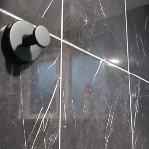2026 New Suction Cup Hooks for Shower No-Drill Bathroom Hooks for Towels, Robes, Loofah Mountable on Bathroom Walls, Kitchen, Glass, Mirrors, Tile and Smooth,Non-Porous Surfaces (2/4 PACK, Matte Black),dorm essentials,home decor