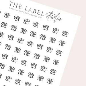 Phone Icon | Aesthetic Planner Sticker Sheet