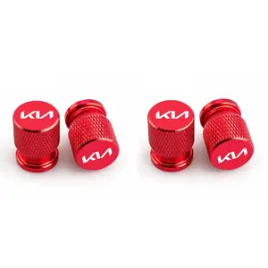 Car Wheel Tire Valve Caps, Tyre Stem Covers, Airdust Waterproof, for Kn Kia K3 K4 Ceed Sportage Cerato Seltos Soul Rio Picanto, Car Accessories