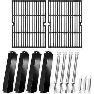 for Charbroil 463268007 463268008 463268606 Grill Parts, Grill Grates, Heat Tents, Grill Burners and Carryover Tubes